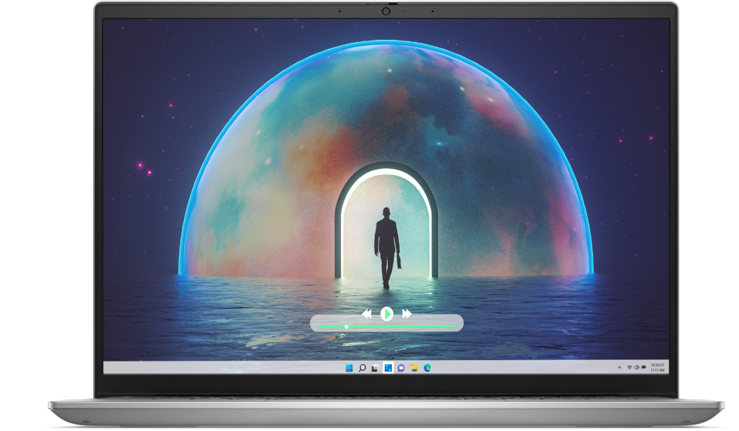 Inspiron laptop13th Generation Intel® Core™ i5-1340P Processor (12MB Cache, Max Turbo Frequency 4.60 GHz)/16 GB, LPDDR5, 4800 MT/s, integrated/14.0-inch 16:10 2.5K (2560x1600) anti-glare non-touch 300