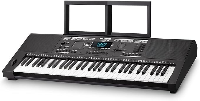 Alesis Harmony 61 Pro - 61 Key Keyboard Piano with Adjustable Touch Response, USB Midi, 580 Sounds, X/Y Performance Touchpad with DJ-Style FX